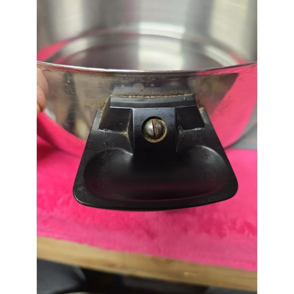 Rena Ware Ultra-Ply 3-Ply 18-8 Stainless Dutch Oven Fry Pan 4Q Dome Skillet Lid